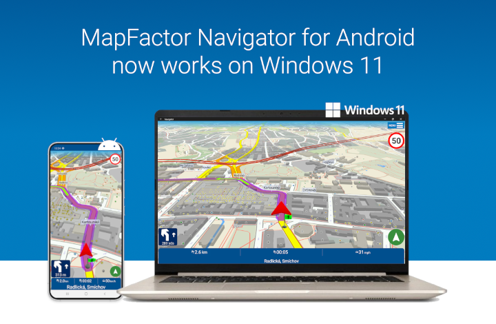Navigator for Android runs on Windows 11