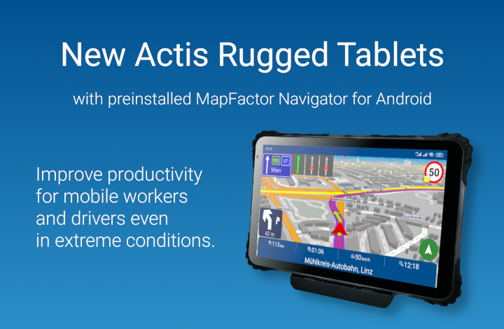 New Actis Rugged sat nav devices now available