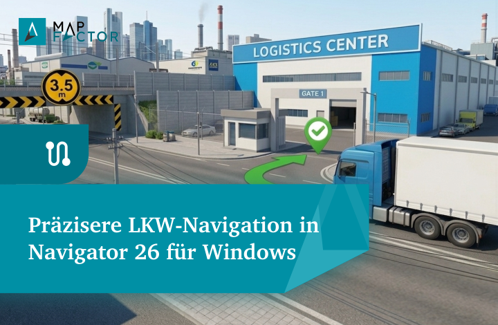 Picture PC Navigator 26 für Windows bietet präzisere LKW-Navigation