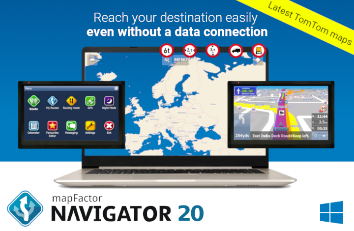 promo picture news MapFactor PC and Pocket Navigator 20 for WIndows and WinCE