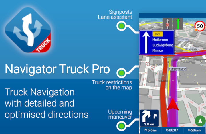 promo picture news MapFactor Navigator TRUCK PRO for Android