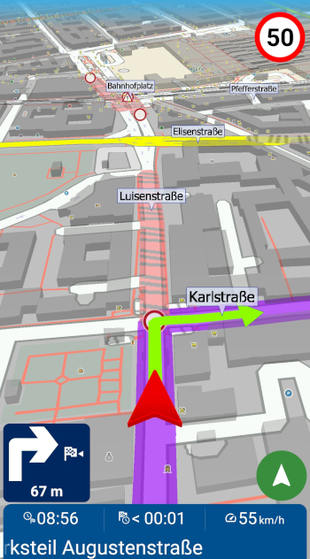 MapFactor Navigator Free Android 6.0 - Live HD traffic